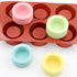 JOERSH 2Pcs Cookie Shot Glass Mold 6-Cavity Round Silicone Mold for Chocolate, Candy, Pudding, Mousse Dessert, Ice Shot Glass Mold...