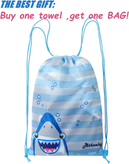 Hooded Bath Towels for Toddler 0-3 Years, Premium Waffle Cotton Absorbent Baby Bath Towel 24'' x 22''...