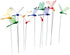 24pcs 3D Dragonfly Planter Dragonflies Garden Ornaments Patio Decoration 3D Dragonfly Garden Decor Dragonfly Stakes with Sticks...
