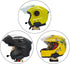 Helmet Bluetooth Headset, BT-12 Motorcycle Helmet Intercom, Helmet Communication System Supports Handsfree, Stereo Music...