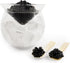 ThougrLyh Caviar Server Set Glass Caviar Dish with 2 Pcs Shell Caviar Spoons Chiller Server with Ice Holder for Shrimp Ice Cream Martinis and Cock...