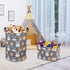 Kids Laundry Basket,Collapsible Fabric Storage Container,Baby Nursery Hamper for Boys,Kids Toys Bucket,Room Decor,Gift Basket(Animal Heads)...