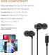 PALOVUE USB Type C Headphones in Ear Earphones Earbuds with Mic and Volume Control Compatible for Google Pixel Samsung Oneplus Huawei Sony MacBook...