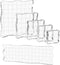 6 Pieces Acrylic Stamp Block Clear Stamping Tools Set with Grid Lines for Scrapbooking Crafts Card Making,Clear Acrylic Stamp Block Kit with Grid ...