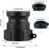 IBC Tote Adapter, Cam and Groove Fitting (2" Female Buttress Thread x 2" Male Adapter)...
