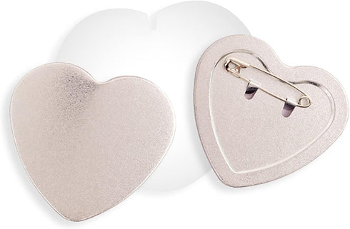 We R Memory Keepers Button Press Refill Pack Heart, includes Materiels for 9 Heart Buttons 58mm (27 pieces total) Create DIY Custom Buttons for Ba...