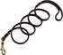 Reopet 4 Feet / 5 Feet / 6 Feet Genuine Leather Small & Medium Dog Leash,Real Leather - (3/8" X 4', Brown)...