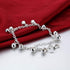 H&Beautimer Fashion Silver Anklet With Cute bell Foot Chain For Women Charm Beach Ankle Bracelet Lobster Clasp Adjustable Jewelry Gift...