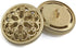 20 pcs Vintage Openwork Golden Metal Sewing Coat Buttons with Shank -25mm -1"...
