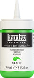 Liquitex Professional Soft Body Acrylic Paint, 59ml (2-oz) Bottle, Fluorescent Green...