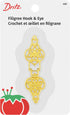 Dritz Filigree Hook and Eye Closure, 1 Set, Gold...