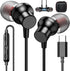 USB C Headphones Wired Earbuds for Samsung S24 Ultra S24+ S23 S22 FE iPad Pro iPhone 15 Pro Max Magnetic in-Ear Noise Canceling Type C Earphone Mi...
