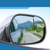 2 PCS Car Blind Spot Mirror, 1.96" x 1.96" Self-adhesive Wide-angle Sector-shaped Frameless Convex Glass Reversing Assist Mirror, Modification Acc...