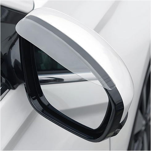 Car Rear View Mirror Rain Visor Guard, 2 Pcs Transparent Rain Eyebrow for Side Mirror, Waterproof Auto Mirror Visor Smoke Guard Cover, Accessories...