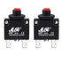 30 Amps Thermal Circuit Breakers 125/250V AC 32V DC Push Button Manual Reset Overload Protector Switch 30A 2 Pack...