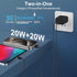 Fast Charger for iPhone 15 Pro Max, 10FT Long USB C to C Charging Cable Cord & 20W Dual Port USB C Fast Charger Block for iPhone 15 Pro Max/15 Pro...