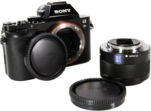 5 SET Body Cap & Camera Rear Len Cap Set Compatible with Sony E-Mount NEX Mirrorless Cameras Sony Alpha a6500 A6300 a6000 a5100 a5000 a3000 Alpha ...
