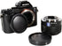 5 SET Body Cap & Camera Rear Len Cap Set Compatible with Sony E-Mount NEX Mirrorless Cameras Sony Alpha a6500 A6300 a6000 a5100 a5000 a3000 Alpha ...