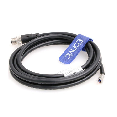 Eonvic Industrial M12 5 Pin Male Aviation Sensor Connector Electrical PVC Cable...