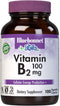 Bluebonnet Nutrition Vitamin B2 100 mg, For Cardiovascular and Nervous System Health, Soy-Free, Gluten-Free, Kosher Certified, Dairy-Free, Vegan, ...