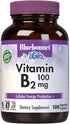 Bluebonnet Nutrition Vitamin B2 100 mg, For Cardiovascular and Nervous System Health, Soy-Free, Gluten-Free, Kosher Certified, Dairy-Free, Vegan, ...