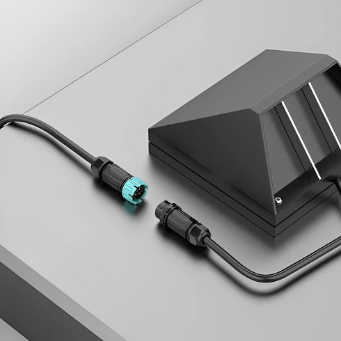 Quick Connector IP68 Outdoor Waterproof Electrical Wire Connector for 5-14mm Wire Diameter, (Max 16A, 450V), 2 Way (3 Pin)...