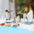 Blue Iceberg Model Realistic Arctic Miniature 3D Model Polar Bear Christmas Decorations Cake Decoration Craft Home Decoration, Snow-white...
