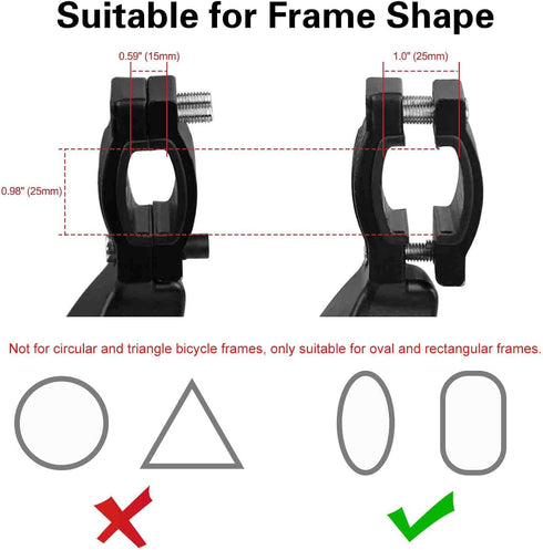 Cyfie Bike Kickstand, Universal Rear Side Bicycle Kickstand for 24 26 27 29 inch, Adjustable Kick Stands for Adult Bike 24" to 29" Mountain Bike 7...