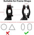 Cyfie Bike Kickstand, Universal Rear Side Bicycle Kickstand for 24 26 27 29 inch, Adjustable Kick Stands for Adult Bike 24" to 29" Mountain Bike 7...