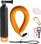WLPREOE?5PCs Waterproof Floating Handle Hand Grip for GoPro + Camera Float Strap for iPhone, Underwater Camera, for GoPro Hero 11 10 9 8 7 6(Orang...