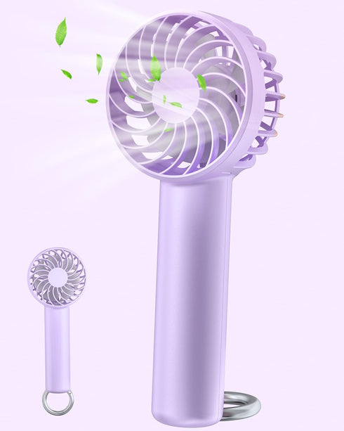 Portable Handheld Fan, Mini Portable Fan, 2000mAh Rechargeable USB Fan, 3 Speed Personal Small Desk Fan, Strong Airflow, Super Quiet, Pocket Fan w...