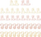 40Pcs Dog and Cat Shaped Paper Clips Golden Electroplated Paper Clips Animal Paper Clips Creative Metal Clip...
