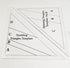 HONEYSEW Tumbling Triangles Template and Small Spinning Triangles Templates Set Quilting Tool for Fabric Cutting Quilting Template Stencil...