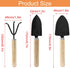 3Pcs Hand Shovel for Gardening Small Garden Planting Tools, Mini Digging Spade Tools for Herbs Planting, Transplant, Miniature Garden...