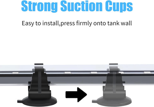 AQUANEAT Aquarium LED Submersible Light 7.5 Inch Underwater Stick Strip Bar Lamp Fish Tank (Blue)...