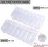 Acrylic Electronics Organizer-8 Sections Clear Cable Storage Bin Box,Cord Management Holder,Desk Storage Accessories with 20 PCS 6 Inch Reusable F...