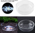 Acrylic Aquarium Shrimp Feeding Dish Bowl Fish Tank Transparent Food Container Feeder Tray Smaller Reptile Worms Pets Feeder Dish...