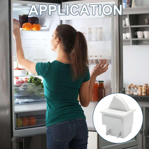 Refrigerator Door Lamp Light Switch 5A AC 125V 2Pin,Rocker Lever Control Refrigerator Door Light Switch, Replacement Fridge Parts - 2Pack......