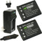Wasabi Power Battery (2-Pack) and Charger for Kodak KLIC-7006, LB-012 and Kodak PIXPRO FZ55, FZ53...