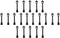 20 Pcs Mini Street Post Lights Model Railway Train Post Lamps for DIY Dollhouse Micro Landscape Fairy Garden Accessories...