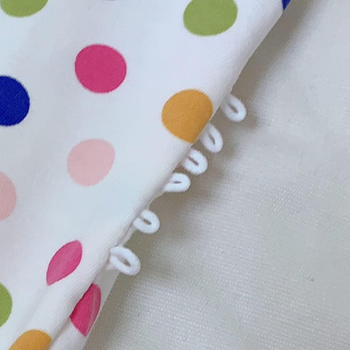 Button Looping ZCZQC 10Yard 15mm Wide White Elastic Cord Stretch Band with Buttonhole for DIY Sewing Crafts Elastic Button Loop...