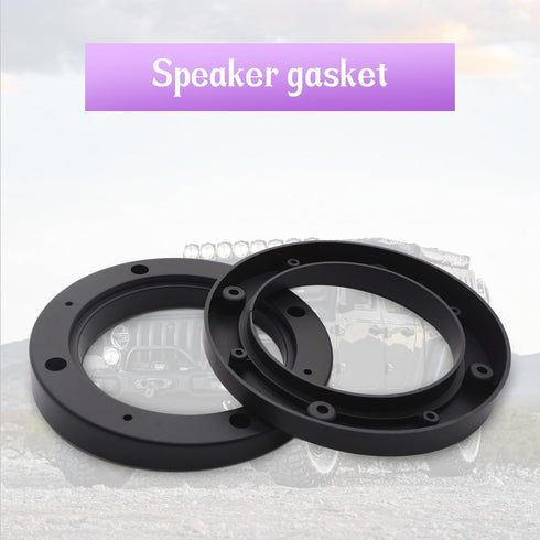 PENCK 4" Universal Black Speaker Spacers Plastic Spacer Rings Adaptor Ring Mounting Bracket for Auto Car 4pcs...