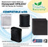 Replacement Carbon Filter 4 Pack for Honeywell HPA200 Series Air Purifiers - A200...