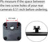 Reverse Rear Camera License Plate Bracket Universal Car Dash Cam Mirror Camera Kit Rearview Camera Mount, Installation Holder for Backup View Came...