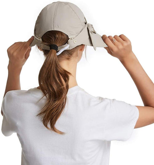 icolor Sun Hats for Women Fishing Hat UPF+50 Detachable Face Mask Neck Flap Visor Wide Brim UV Sun Protection Hiking Hats...