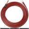1Pcs 1/4 TS Plug to Bare Speaker Wire 16.4FT 16AWG Positive Red Wire Marking Pure Copper Shell Gold-Plated TS Plug 6.5mm Mono Male Connector with ...