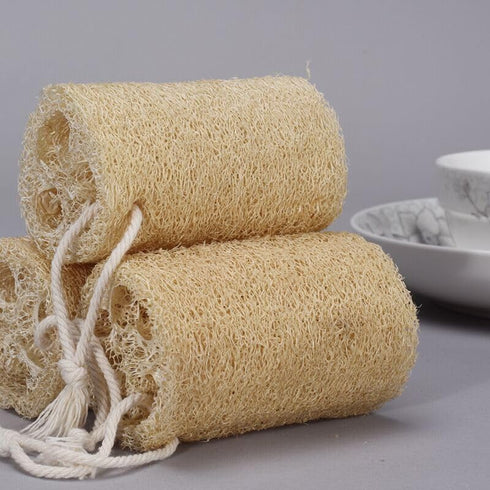 Natural Loofah Sponge Dishwashing Brush Multi-Purpose + 2 per Pack...