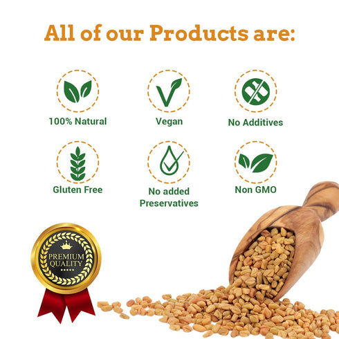 Spice Magic Whole Spices ~ 100% Pure, Aromatic & Natural I Gluten-Free I Non-GMO I Indian Origin, Fenugreek Seeds...