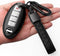 Compatible with Nissan Key Fob Cover with Leather Keychain Soft TPU 360 Degree Protection Key Case for Altima Maxima Rogue Armada Pathfinder Smart...