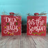 Set of 9 Christmas Stencils for Painting on Wood – Art Stencils for Drawing, Signs, Wall Art, Canvas, Fabric - Stencils for Crafts Reusable - incl...